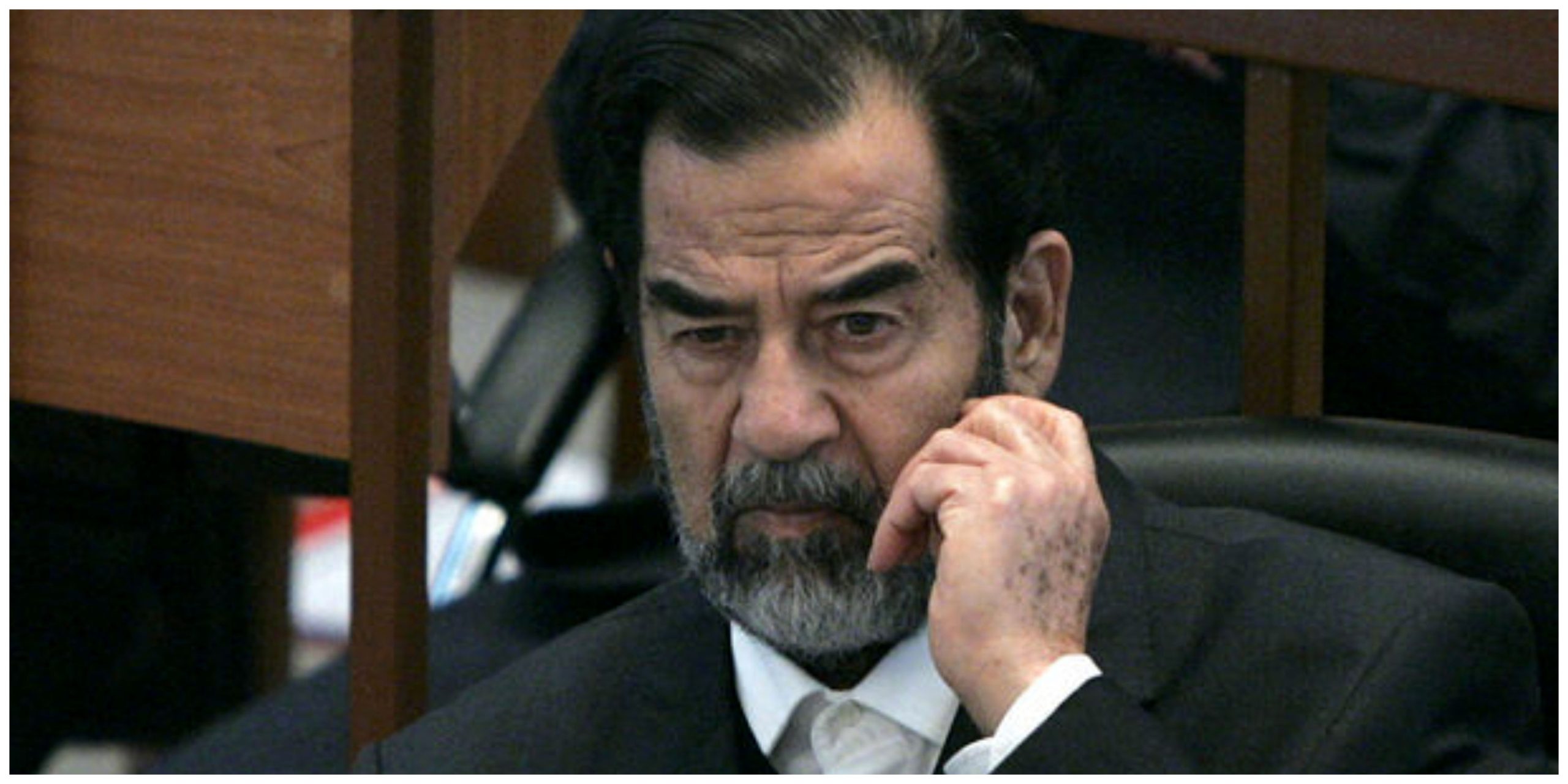 صدام حسین در دادگاه