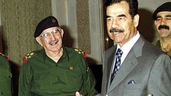 عکس صدام حسین در زمان جنگ با ایران