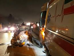 تصادف یک خودرو با عابر پیاده در نوشهر