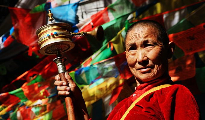 یک تبتی در چین