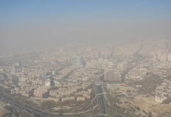 آلودگی هوای تهران از دیدگاه برج میلاد