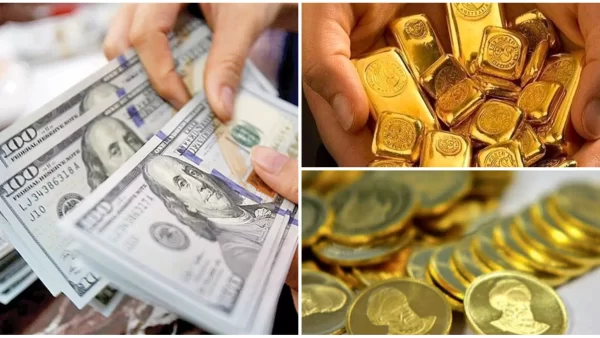 قیمت دلار طلا و سکه در بازار مالی امروز