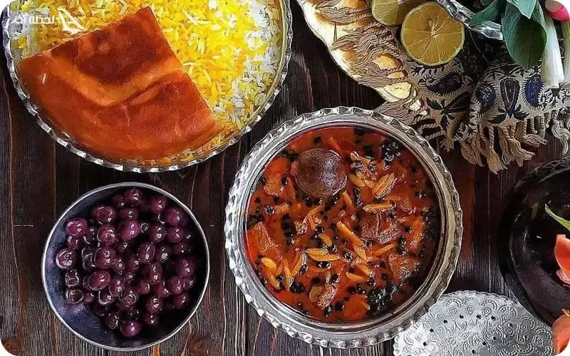 خورشت خلال غذای عید کرمانشاه