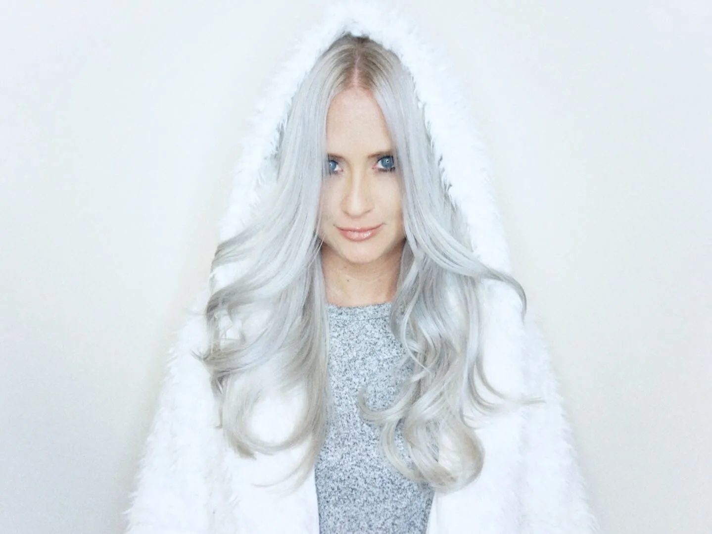 Silver ice hair color