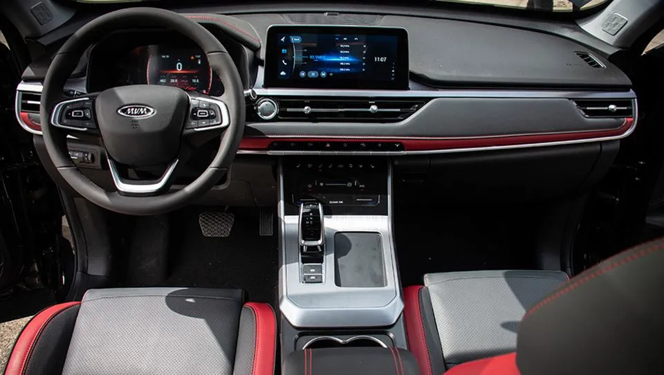 مشخصات فنی چری  خودرو x55 پرو مدل 2024 طراحی داخلی 