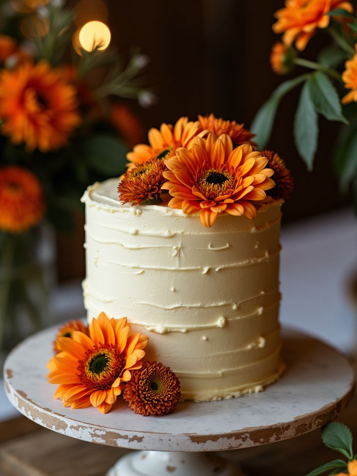 ایده کیک تولد پاییزی