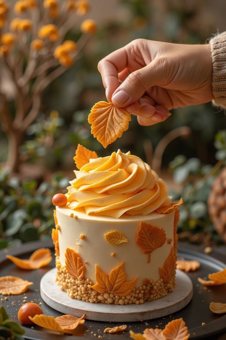 ایده کیک تولد پاییزی