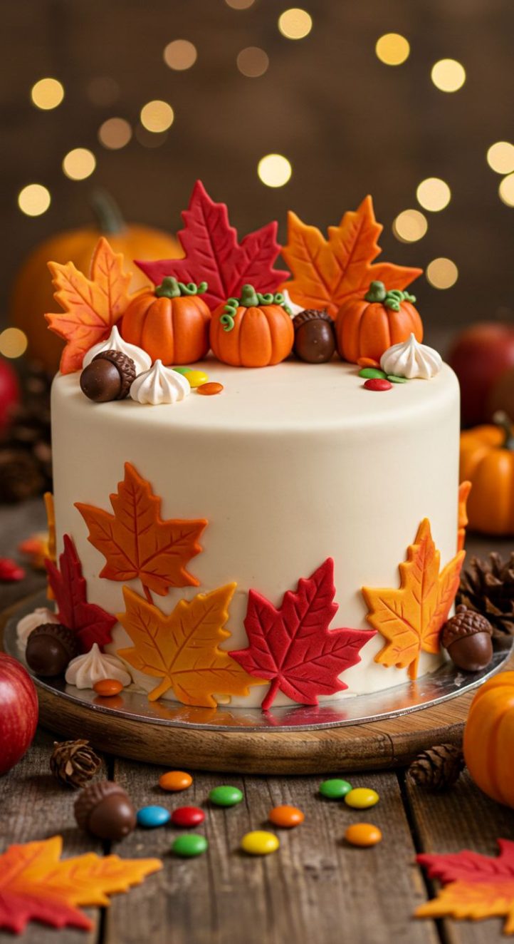 ایده کیک تولد پاییزی