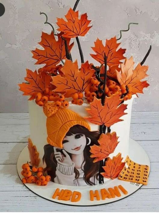 ایده کیک تولد پاییزی