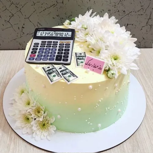 ایده کیک حسابدار