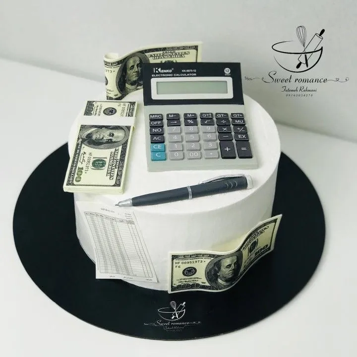 ایده کیک حسابدار