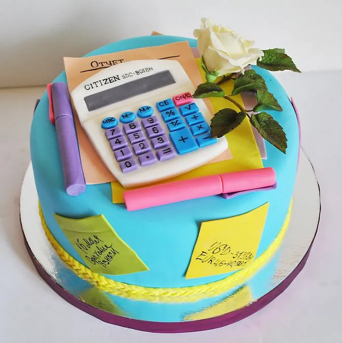 ایده کیک حسابدار