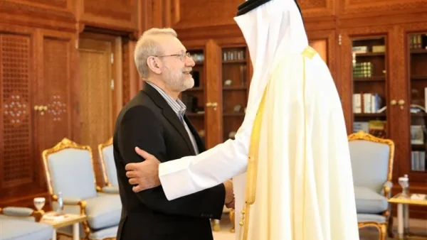 لاریجانی با امیر قطر دیدار کرد