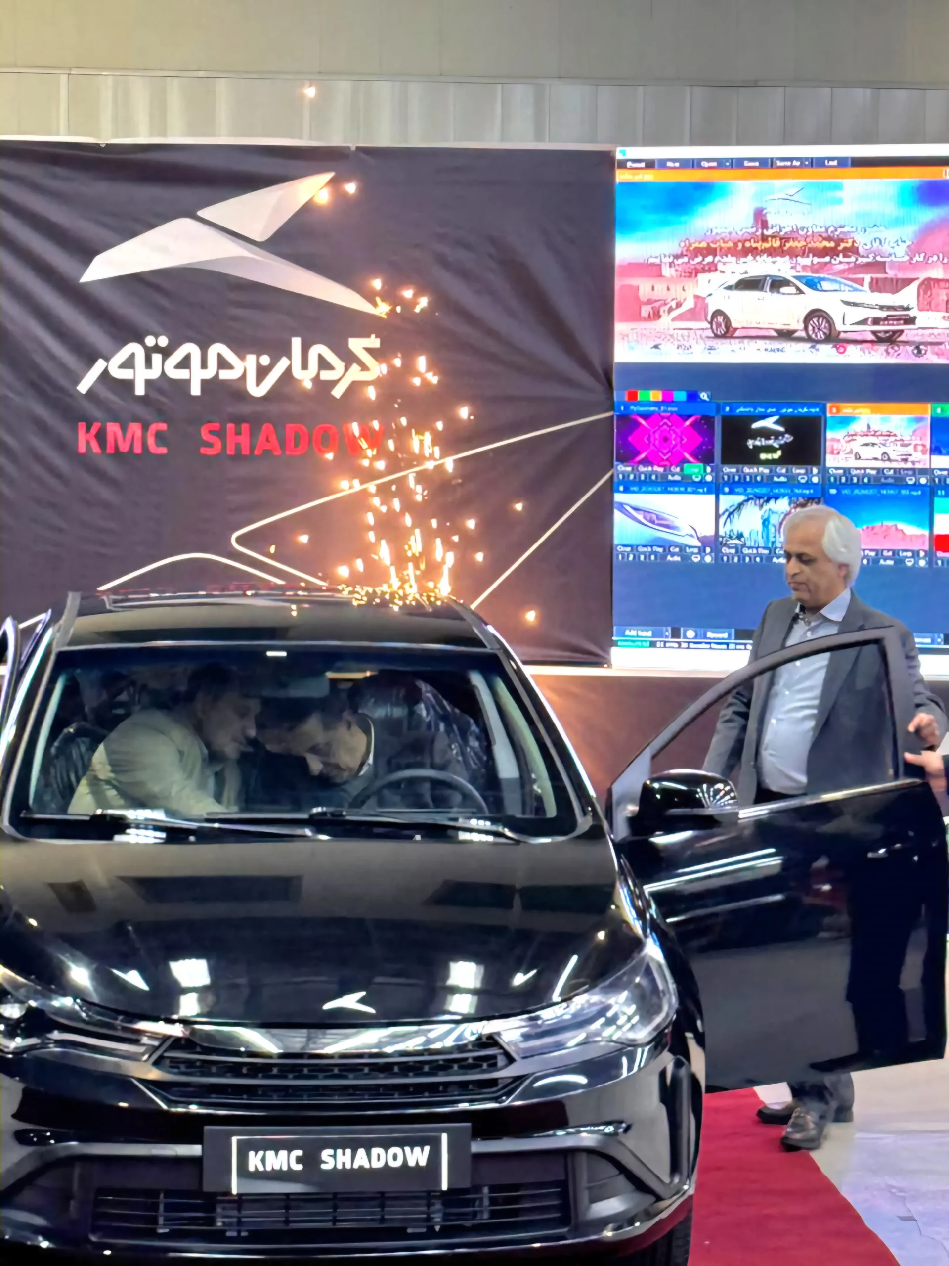 بازدید معاون اجرایی رئیسجمهور از کرمان موتور/ هاچبک ملی «کیامسی شدو» رونمایی شد