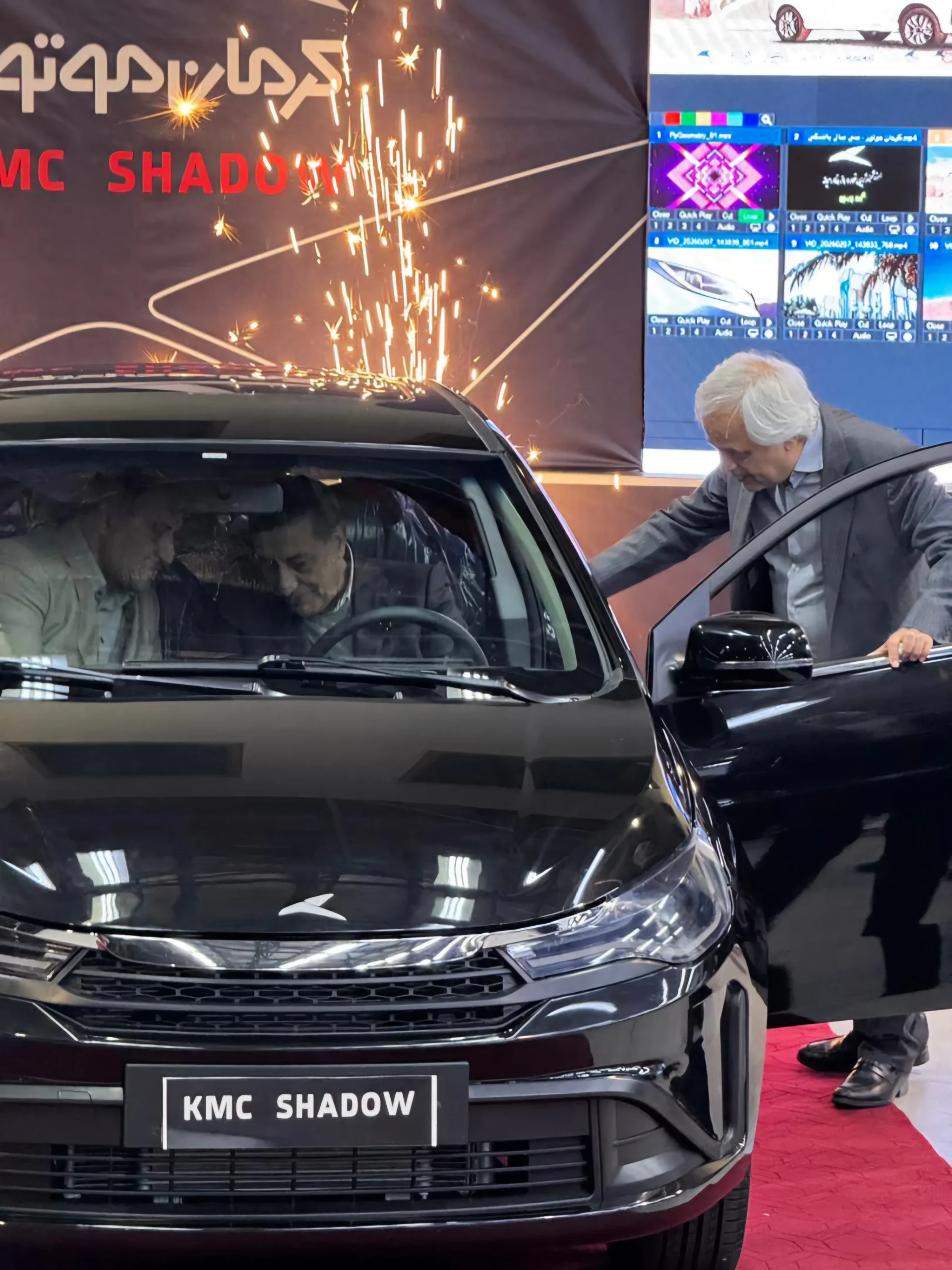 بازدید معاون اجرایی رئیسجمهور از کرمان موتور/ هاچبک ملی «کیامسی شدو» رونمایی شد