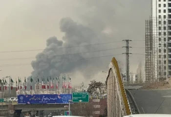 آتش سوزی گسترده در غرب + تصویر