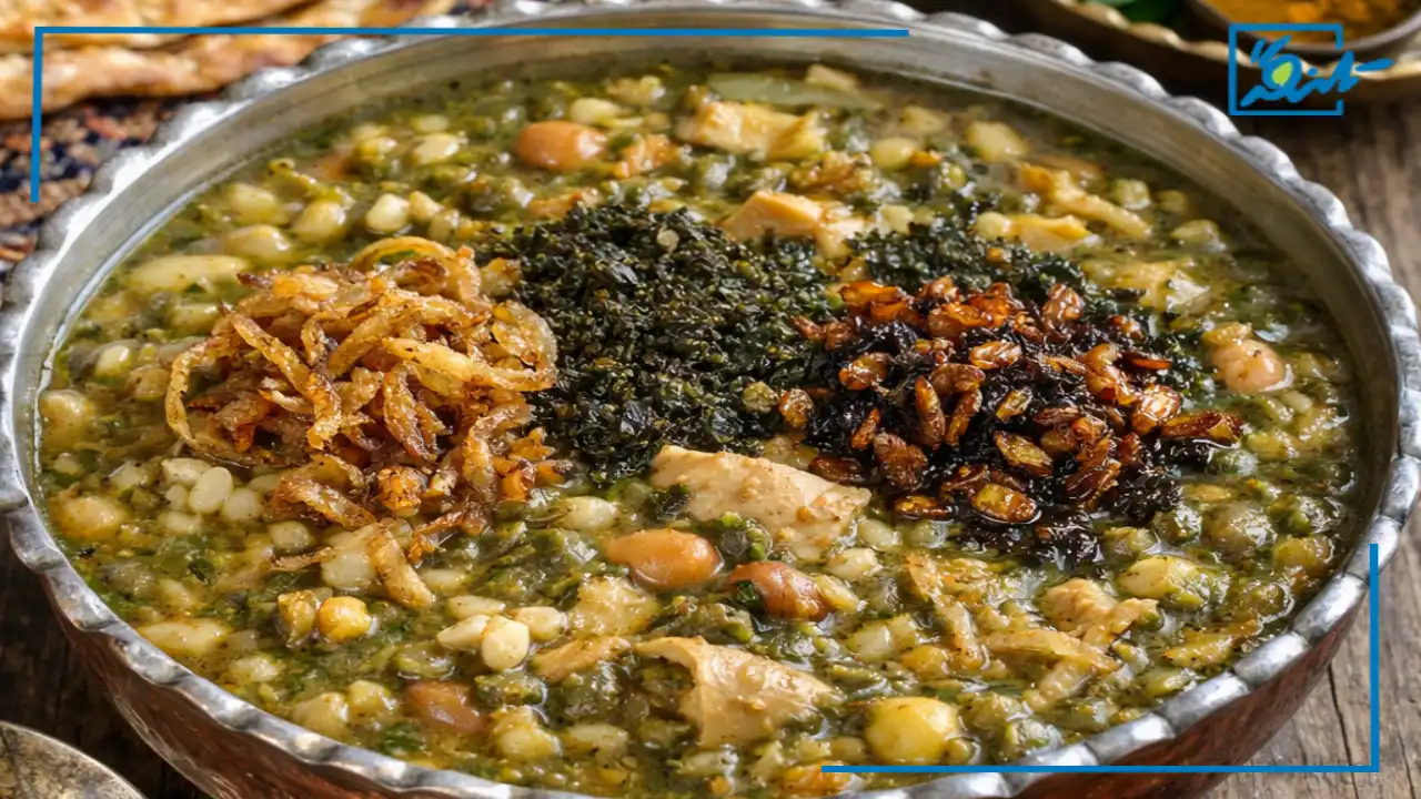 طرز تهیه آش سیرابی با جو خوشمزه و مقوی برای سرماخوردگی