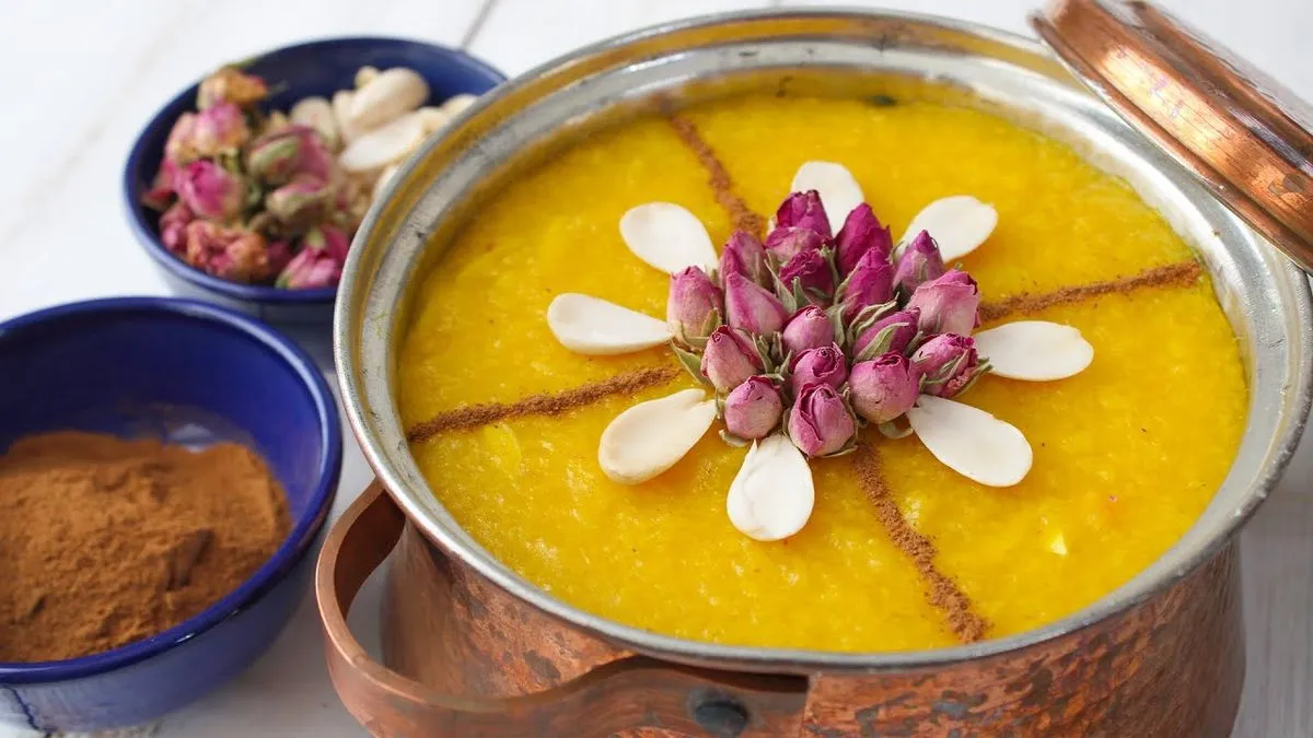 ایده تزیین شله زرد