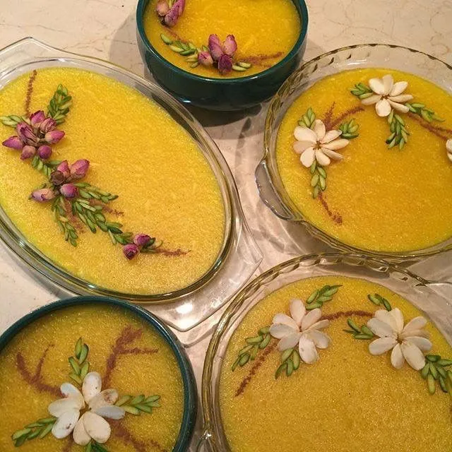 ایده تزیین شله زرد