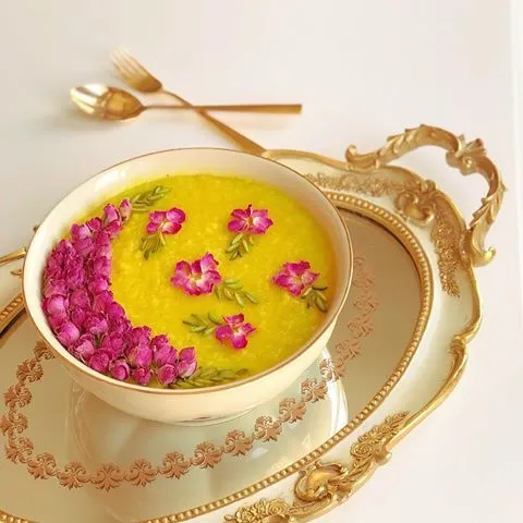 ایده تزیین شله زرد