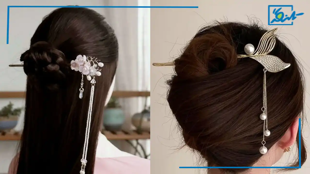 نحوه بستن مو با کانزاشی برای موی کوتاه و بلند + ویدیو آموزشی