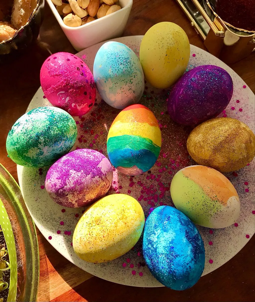 ایده تخم مرغ رنگی