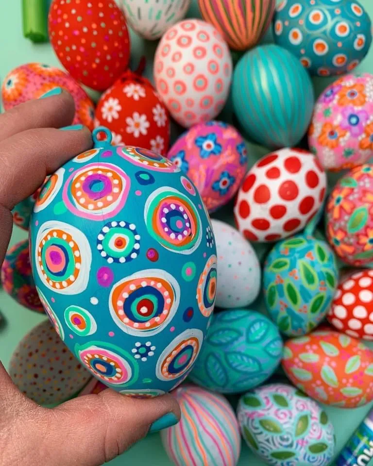 ایده تخم مرغ رنگی