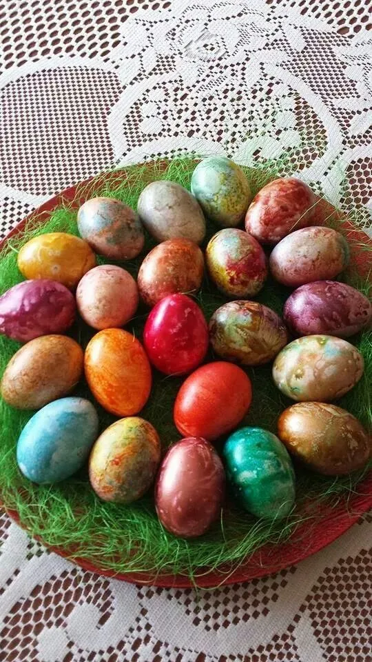 ایده تخم مرغ رنگی