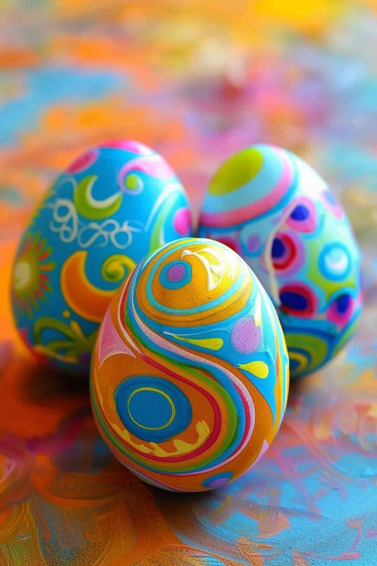 ایده تخم مرغ رنگی