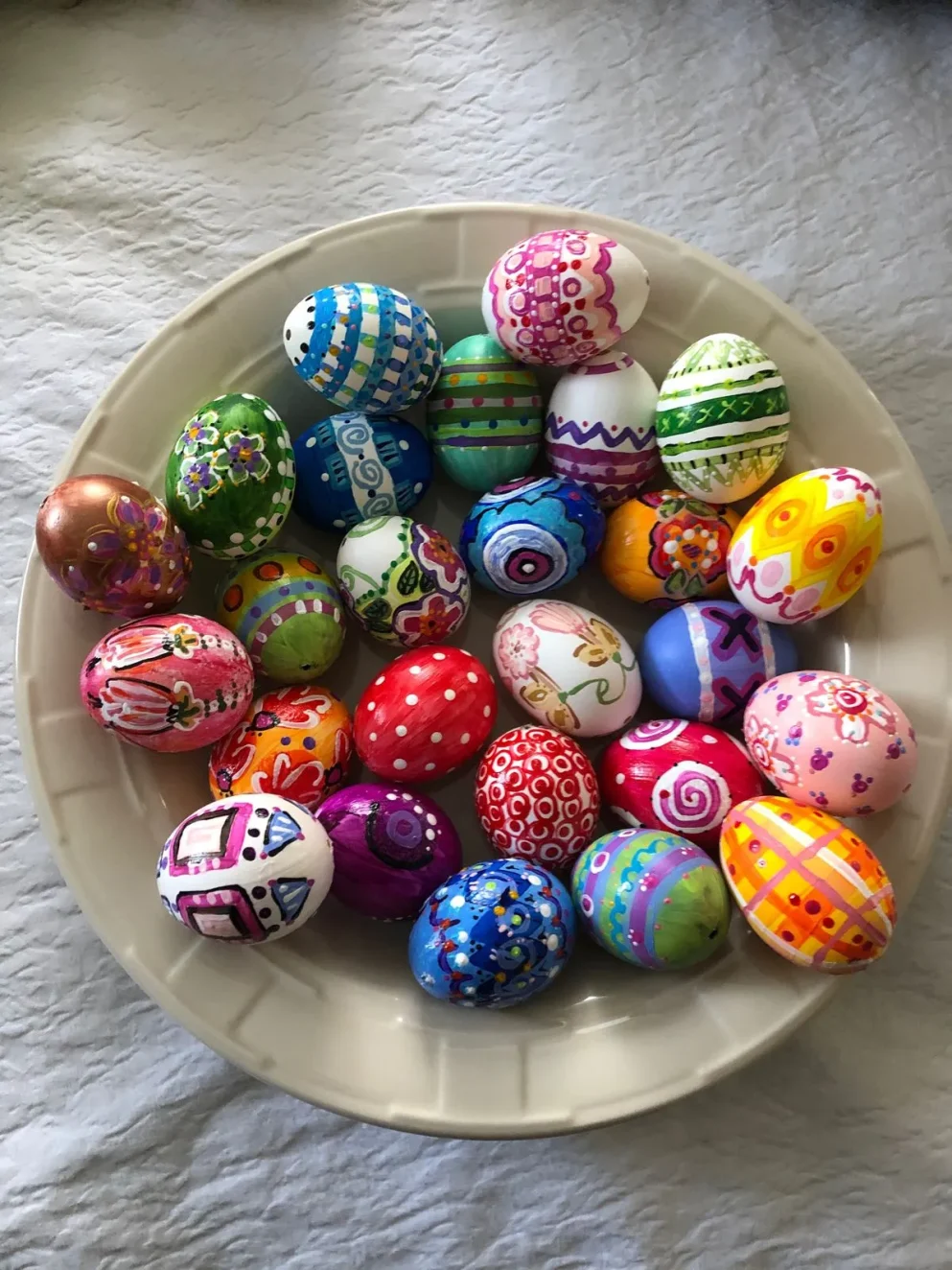 ایده تزیین تخم مرغ برای سفره هفت سین