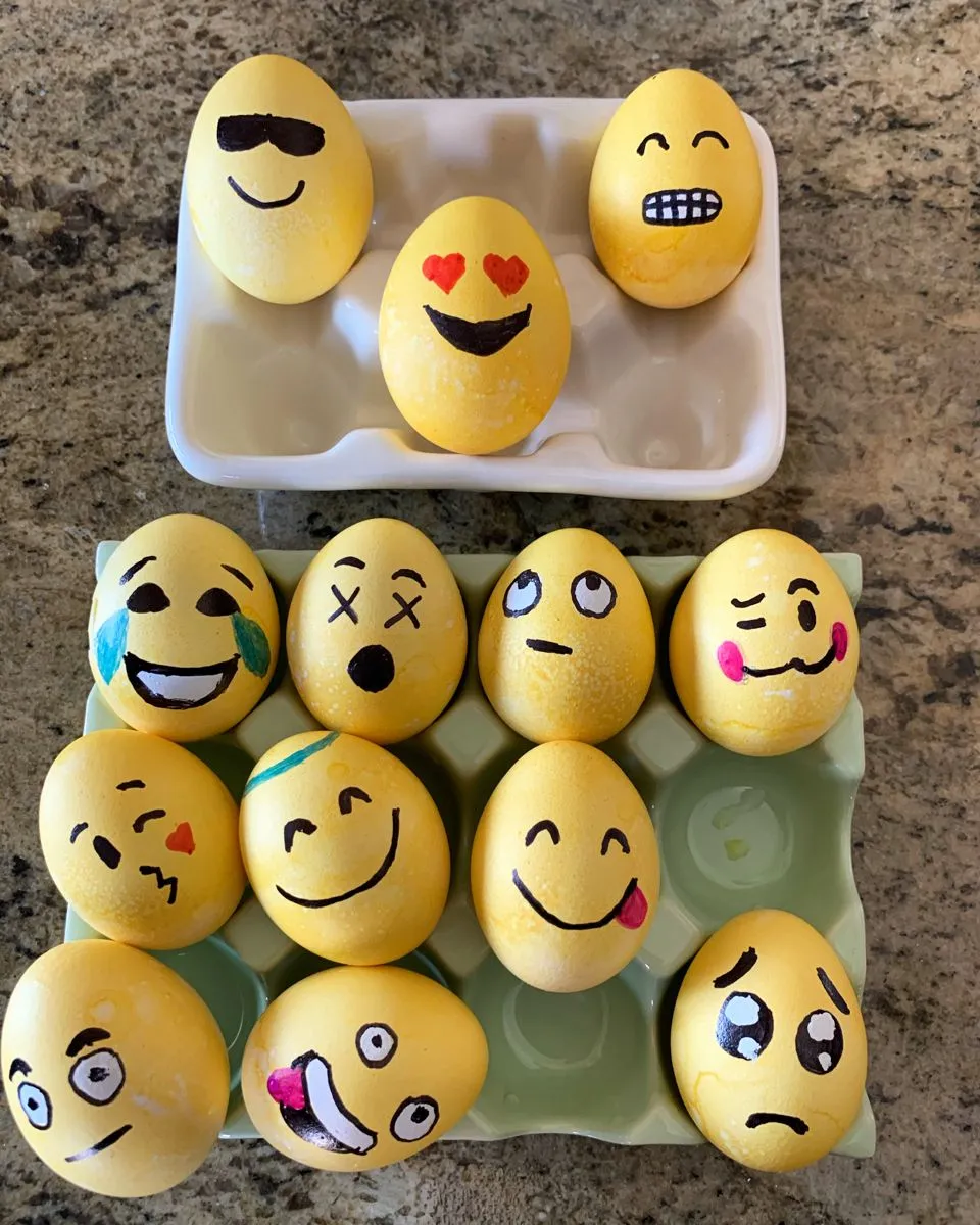 ایده تخم مرغ رنگی