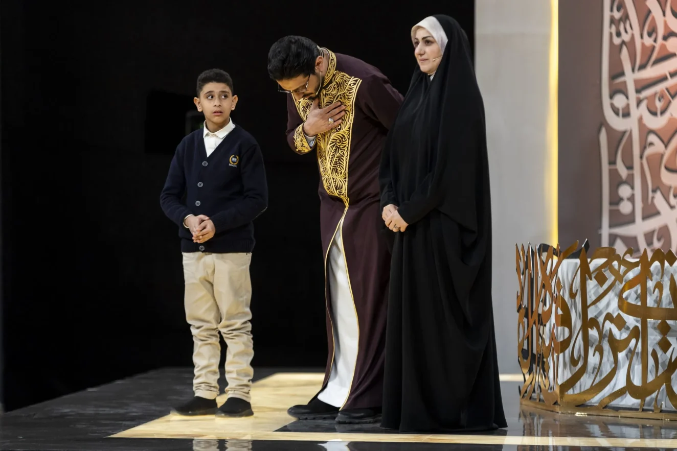 همسر حسنین الحلو در برنامه محفل