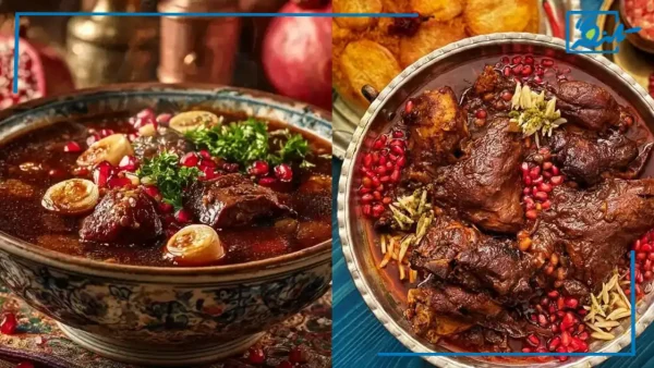 طرز تهیه خورش سیر انار مازندرانی با مرغ | خوشمزه، ترش و اصیل