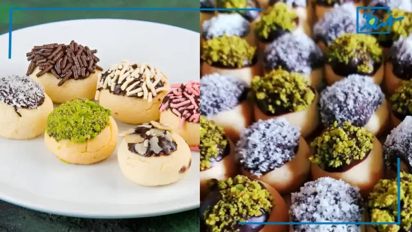 طرز تهیه شیرینی شاه پسند با پیمانه، به روش قنادی ها و بدون فر