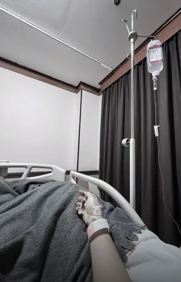 عکس دست سرم زده