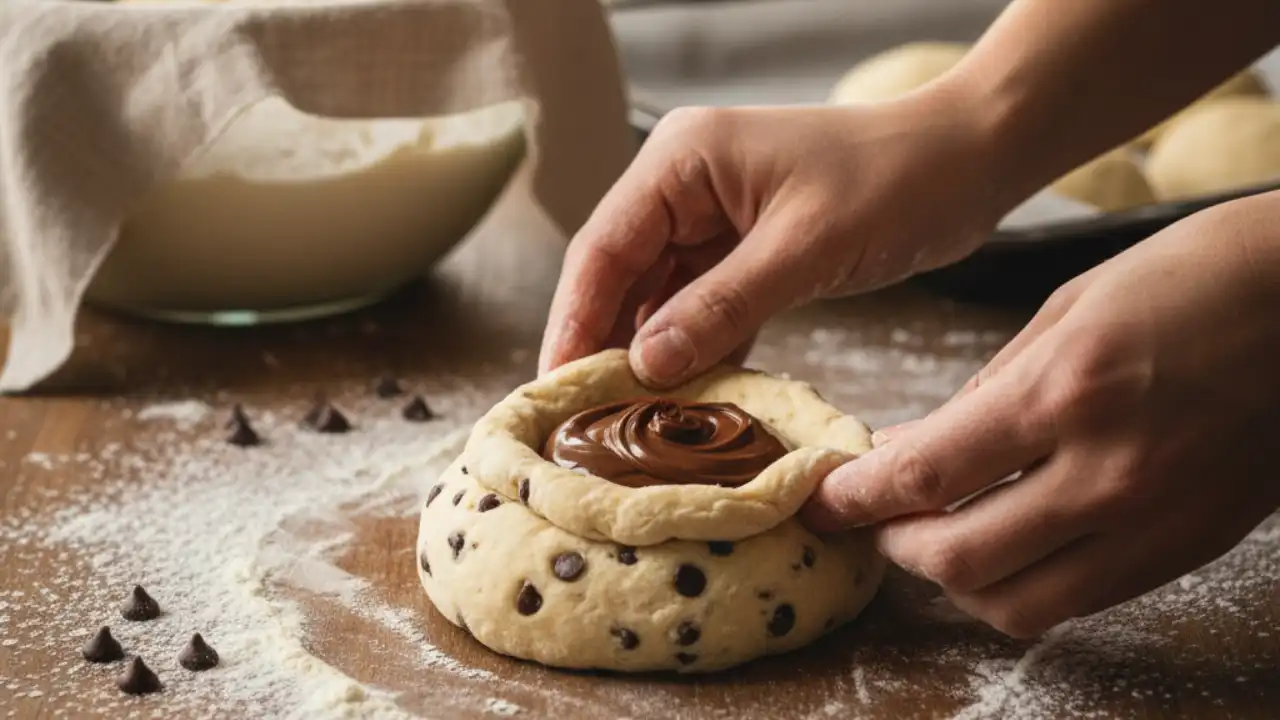 نان شکلات چیپسی