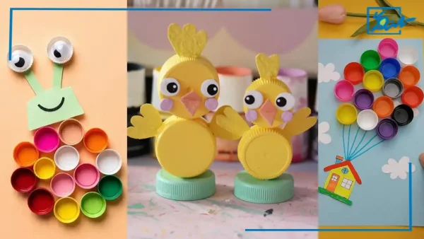 35 ایده خلاقانه کاردستی با درب بطری آب معدنی و نوشابه