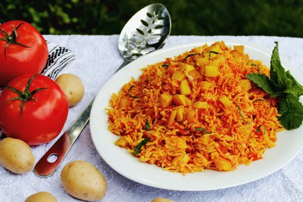 دمپختک با گوجه و سیب زمینی