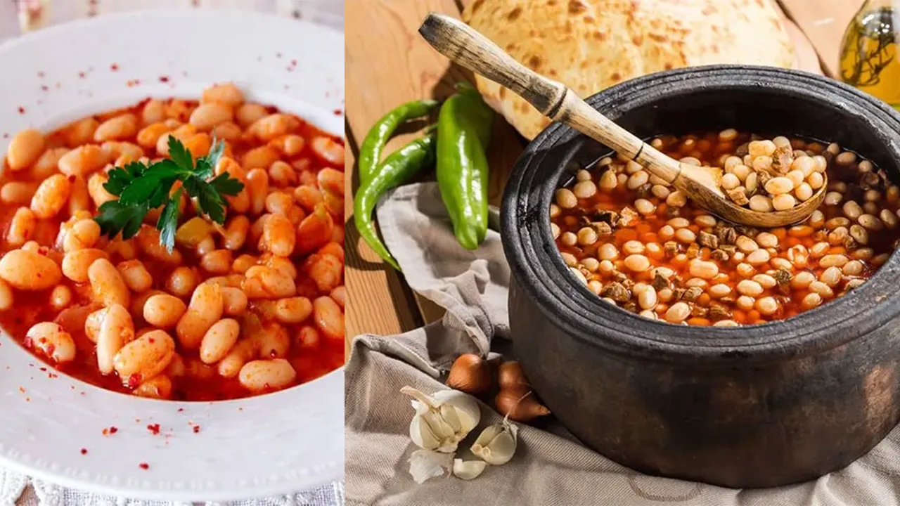طرز تهیه فاصولیه ترکی خوشمزه و مجلسی با گوشت و لوبیا سفید