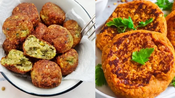 طرز تهیه کتلت عدس با سیب زمینی خوشمزه و بدون گوشت