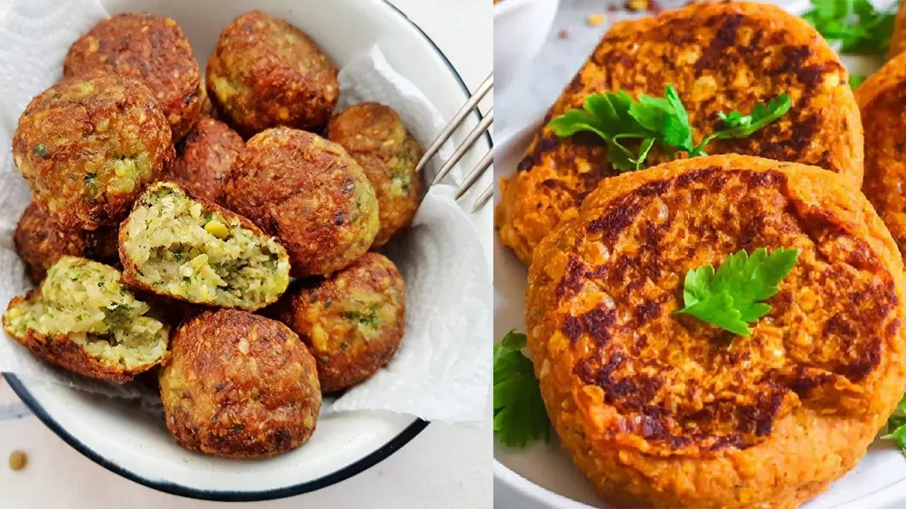 طرز تهیه کتلت عدس با سیب زمینی خوشمزه و بدون گوشت