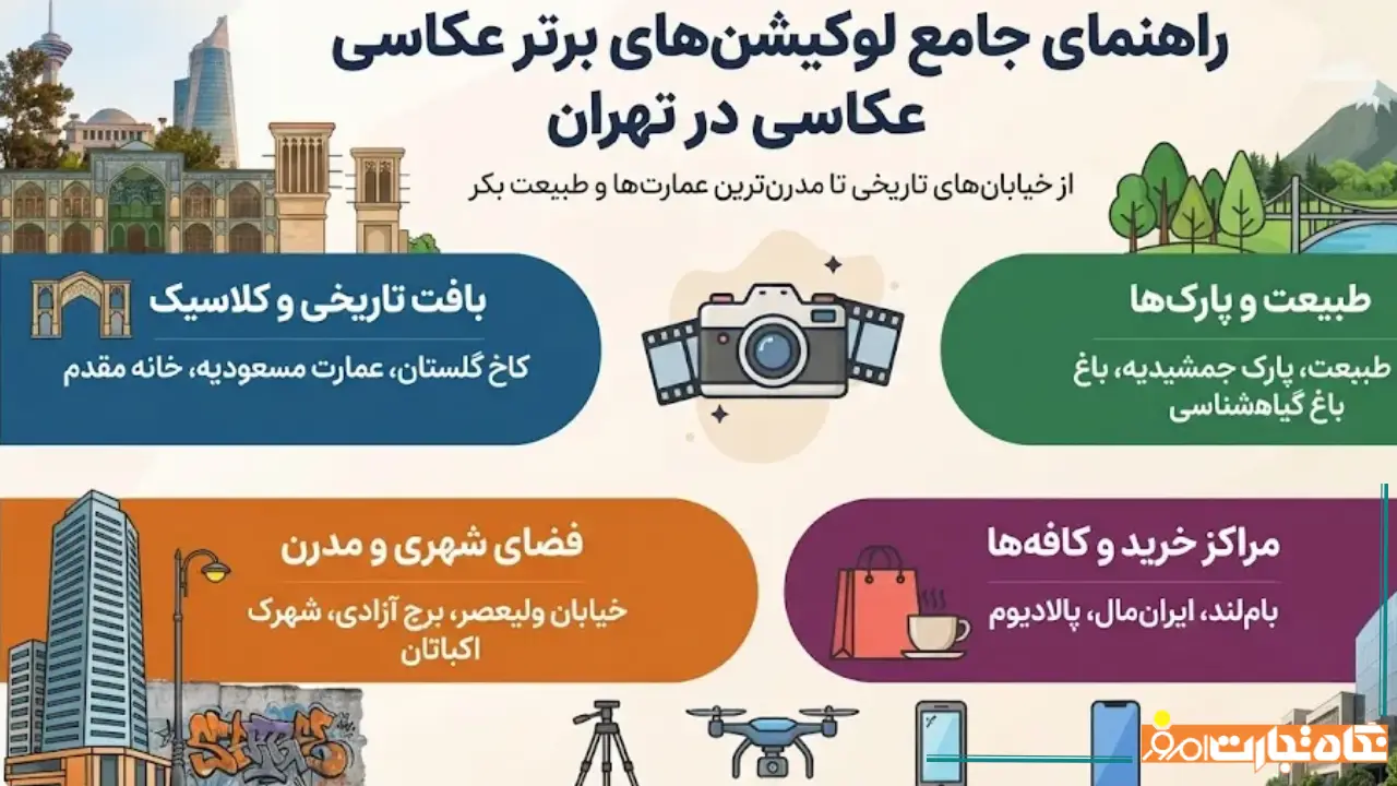 لوکیشن عکاسی در تهران / معرفی بهترین ها با عکس و آدرس