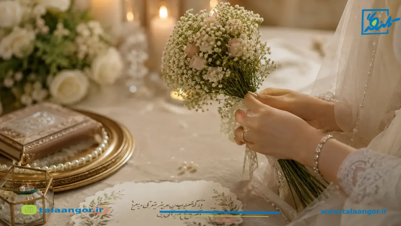 سر سفره عقد به جای عروس رفته گل بچیند چه بگوییم