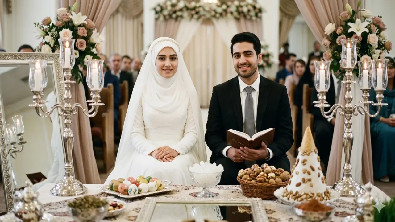 زیباترین جملات بله گفتن سر سفره عقد داماد