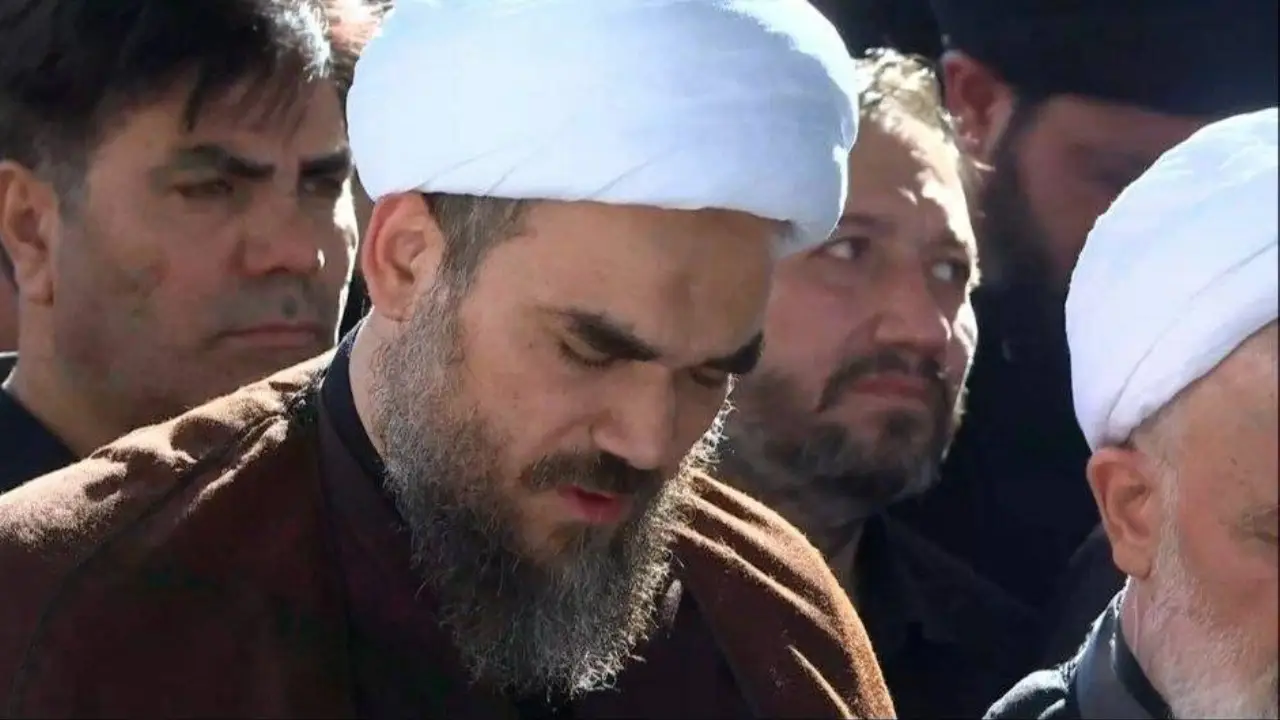 همسر شهیده سیده بشری خامنهای در مراسم تشییع شهدای تهران حاضر شد