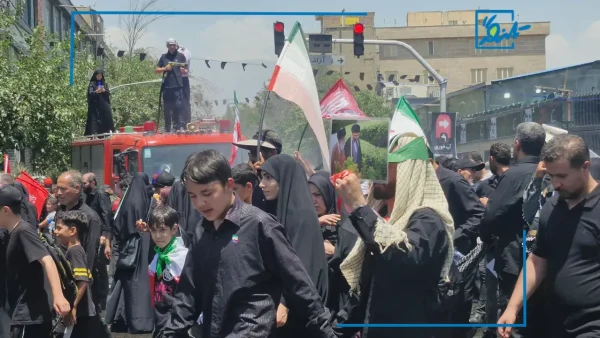 ببینید؛ روایت تصاویر از حضور پرشور مردم در مراسم تشییع امام شهید