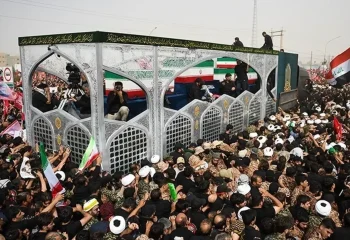 قم در سوگ رهبر شهید؛ بدرقه میلیونی به پایان رسید
