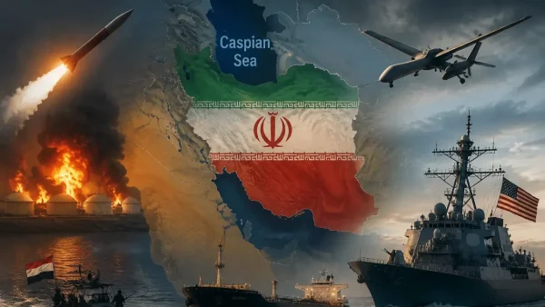 گسترش جنگ ایران به دریای سرخ و دریای خزر؛ آرامش در خلیج فارس همزمان با عقبنشینی آمریکا از حملات