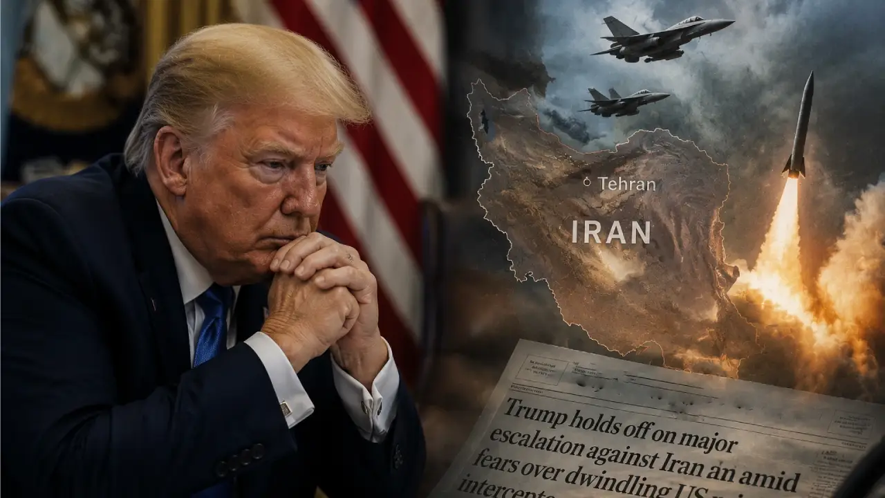 ترامپ از تشدید گسترده حملات علیه ایران عقبنشینی کرد؛ نگرانی از کاهش ذخایر موشکهای رهگیر آمریکا