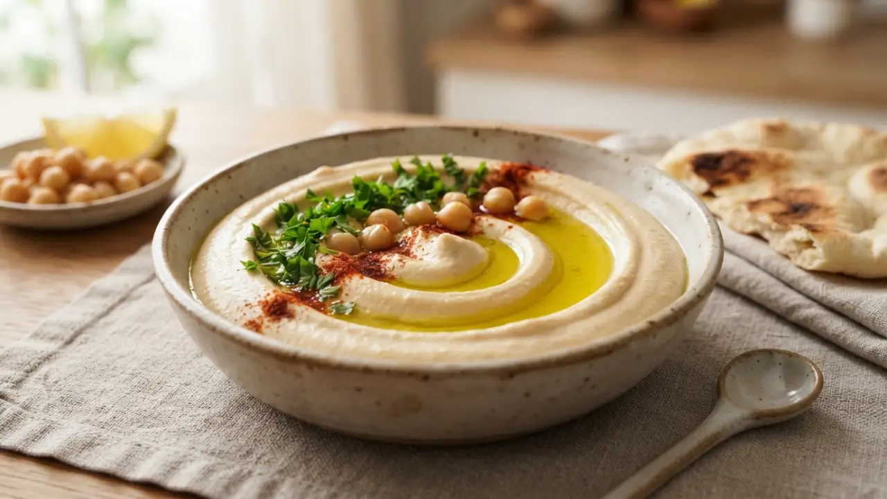 طرز تهیه حمص مریم معصومی در شام ایرانی